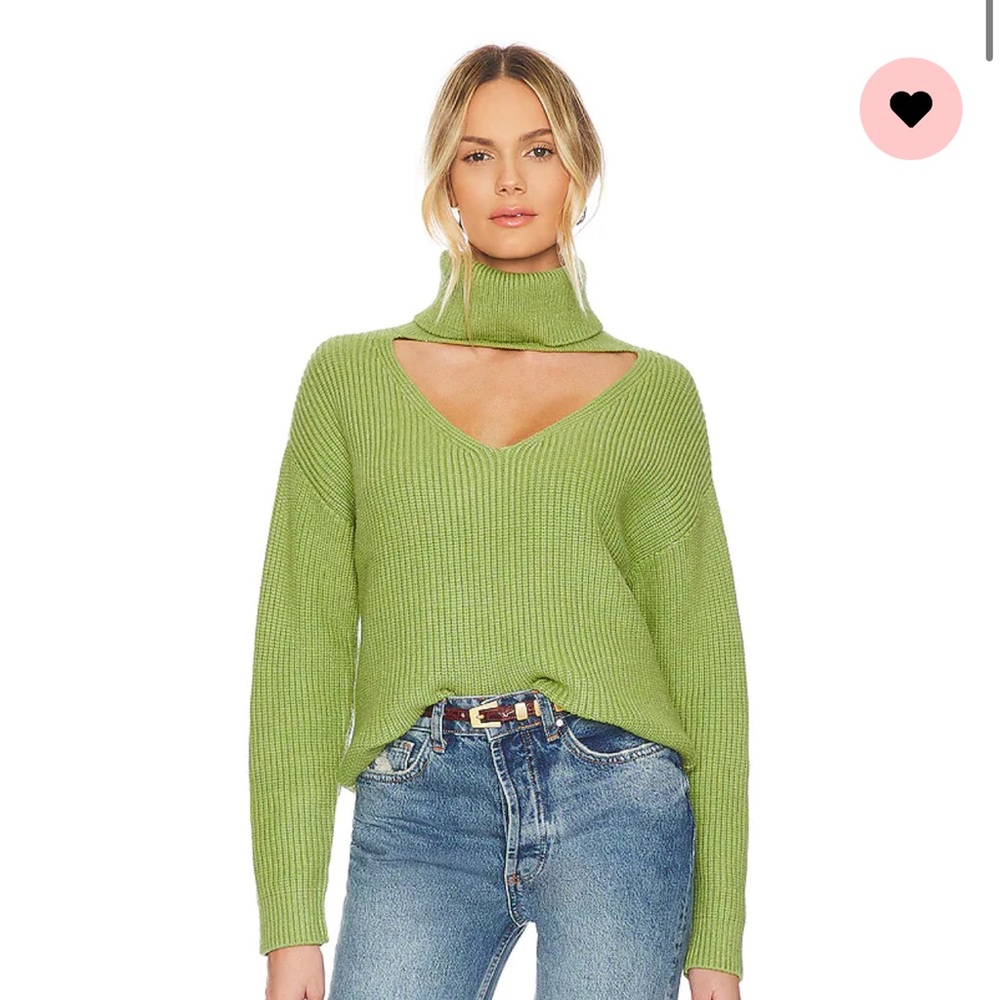Lovers & friends Tove Sweater in Moss Green